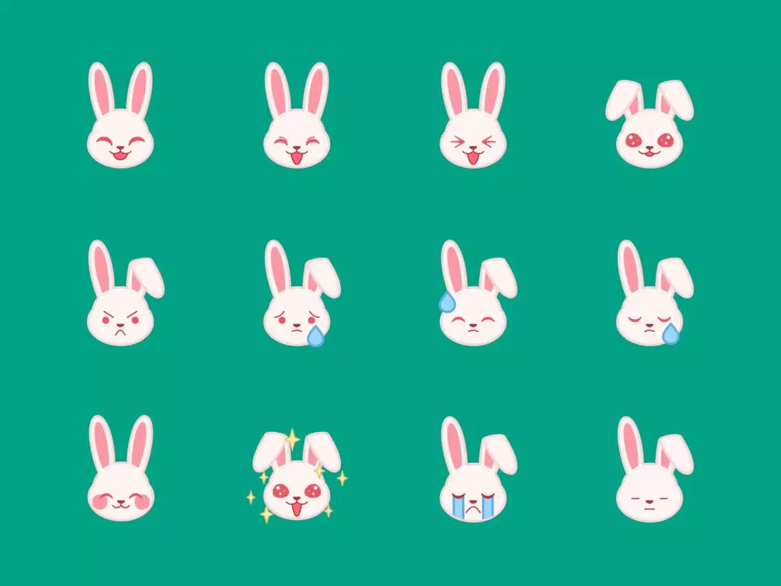 Capturas de tela do Xinh Bunnies iPad 