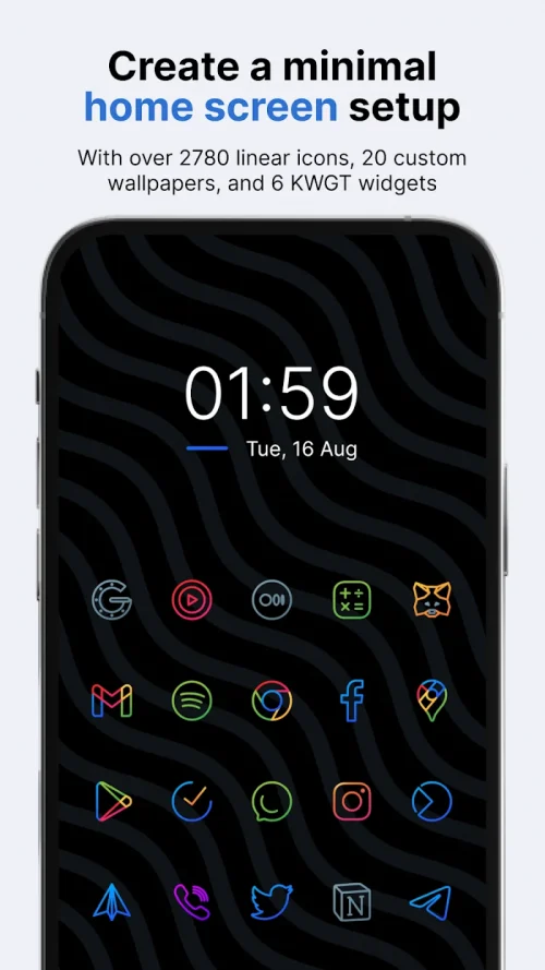 Caelus: Linear Icon Pack-screenshot-1