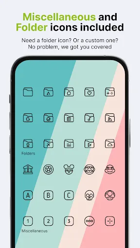 Captures d'écran de Caelus Black: linear icon pack