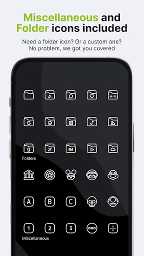 Caelus White: linear icon pack Ekran Görüntüleri