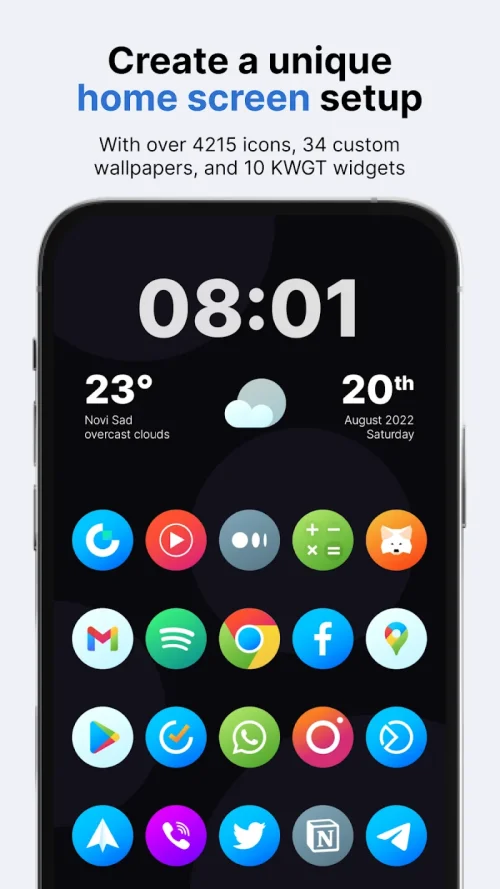 Hera Icon Pack: Circle Icons-screenshot-1