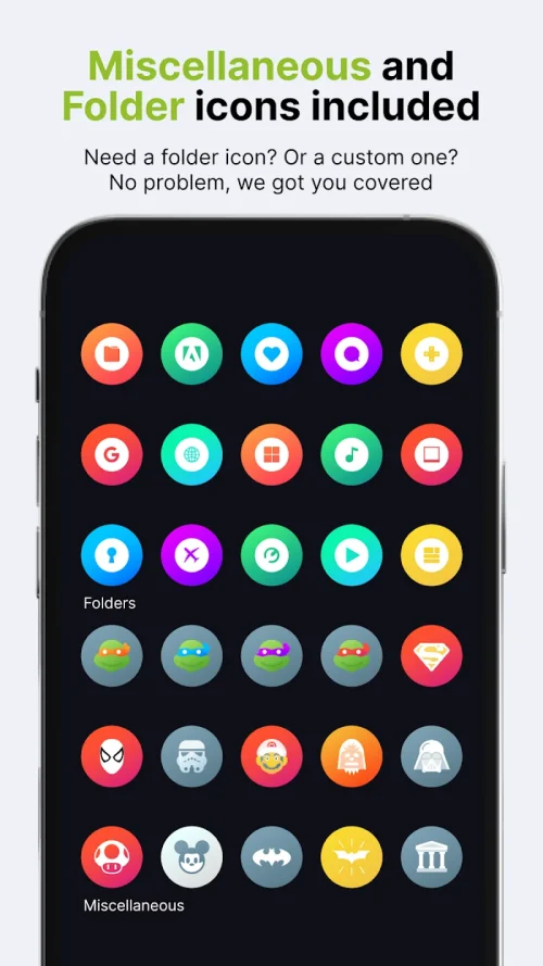 Hera Icon Pack: Circle Icons-screenshot-5