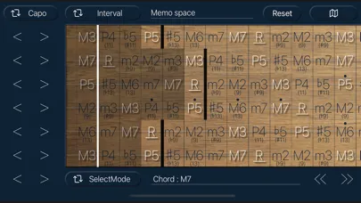 Captures d'écran de Fret Map - ギター指板マッピングツール