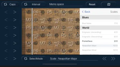Captures d'écran de Fret Map - ギター指板マッピングツール