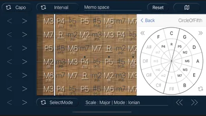 Captures d'écran de Fret Map - ギター指板マッピングツール
