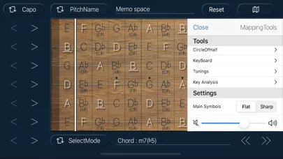 Captures d'écran de Fret Map - ギター指板マッピングツール