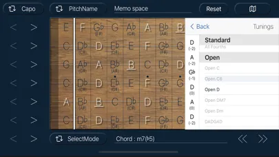 Captures d'écran de Fret Map - ギター指板マッピングツール