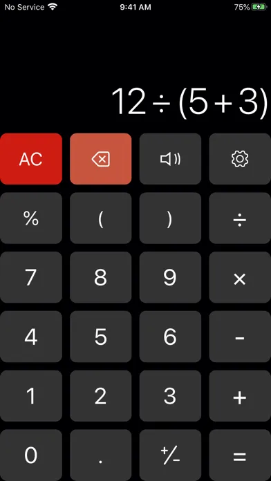 Zrzuty ekranu Calculator - CalcRight
