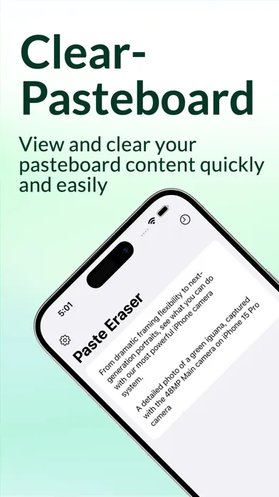 Capturas de tela do Paste Eraser|Clear pasteboard