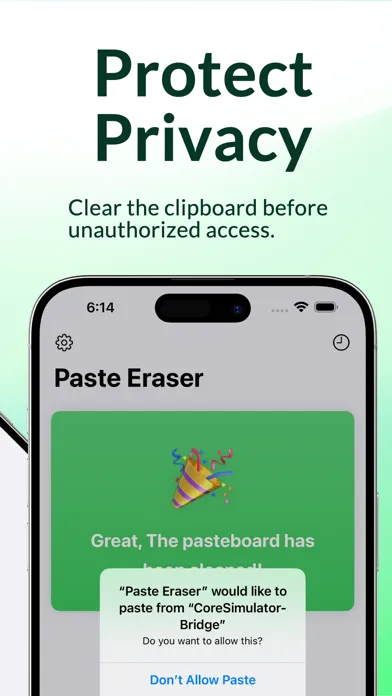 Capturas de tela do Paste Eraser|Clear pasteboard