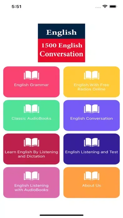 Capturas de tela do English 1500 Conversation