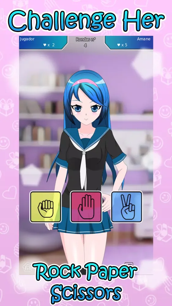 ภาพหน้าจอของ Rock Paper Scissors Sexy Anime