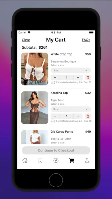 Capturas de tela do Styl: Swipe to Shop