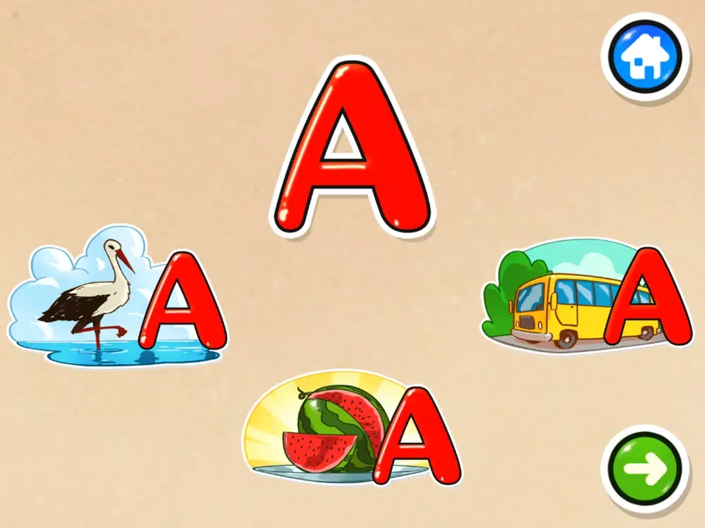 Азбука - пазл iPad  Screenshots
