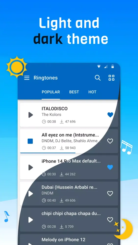 Music Ringtones & Alarm Sounds Screenshots
