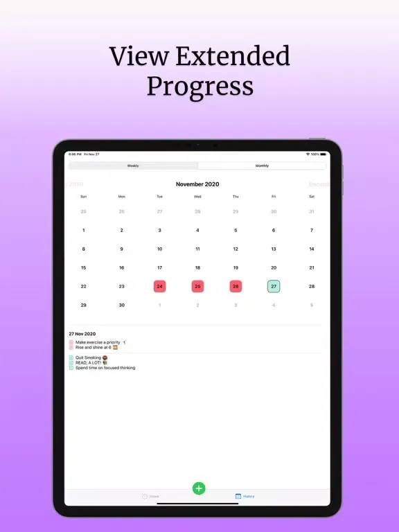 Daily Habit Planner & Tracker iPad  स्क्रीनशॉट