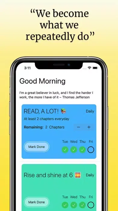 Daily Habit Planner & Tracker स्क्रीनशॉट