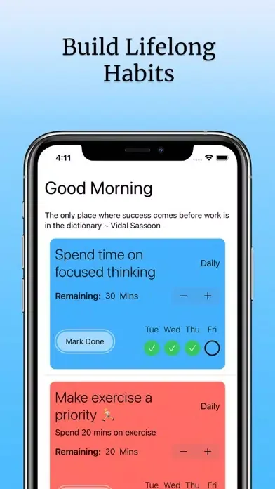 Daily Habit Planner & Tracker स्क्रीनशॉट