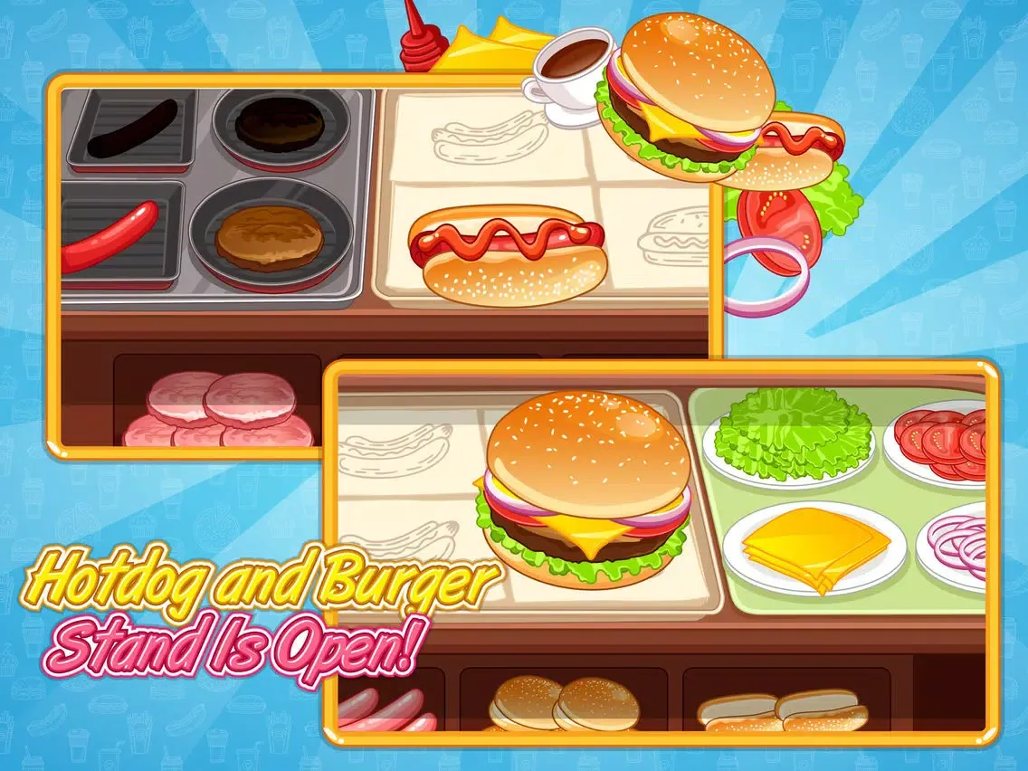 Burger Hotdog Stand iPad  স্ক্রিনশট