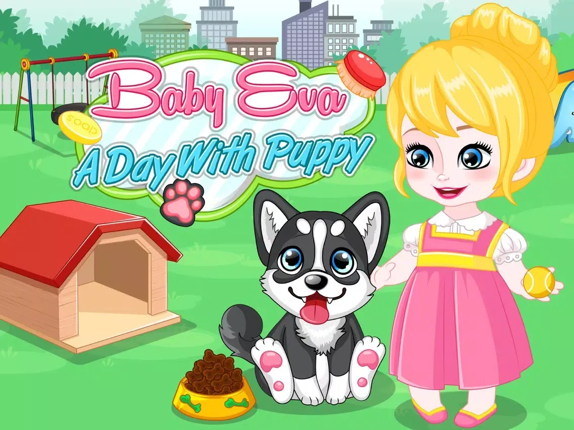 Tangkapan skrin Baby Anna A Day with Puppy iPad 
