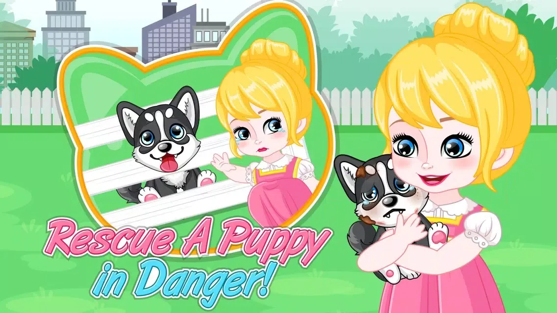 Tangkapan skrin Baby Anna A Day with Puppy