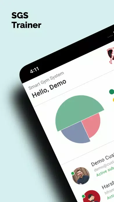 Smart Gym System - Trainer Ekran Görüntüleri