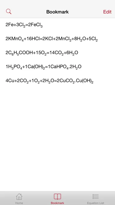 Ảnh chụp màn hình của Balance Chemical Equation