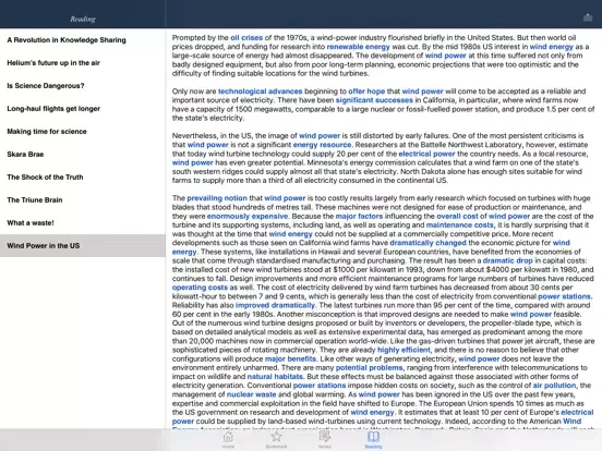 Capturas de tela do English Collocations In Use iPad 