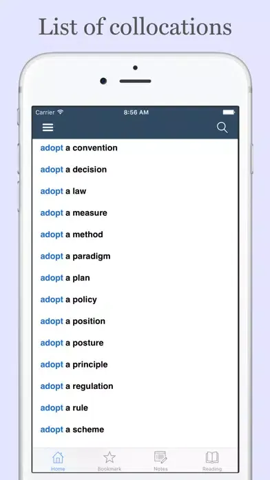 Capturas de tela do English Collocations In Use