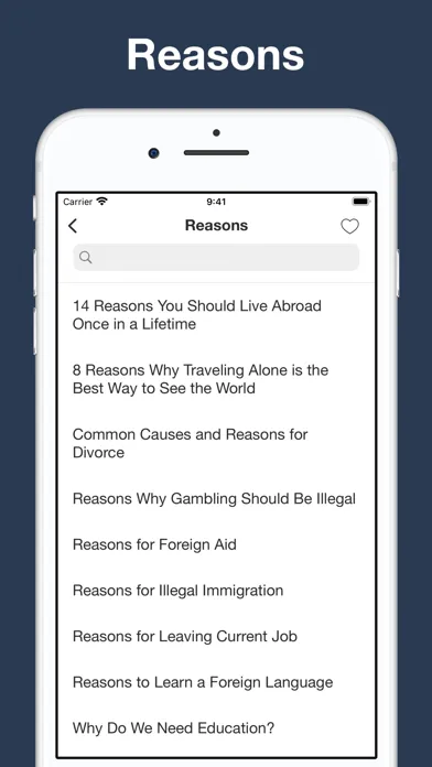 Screenshot di Essay writing materials