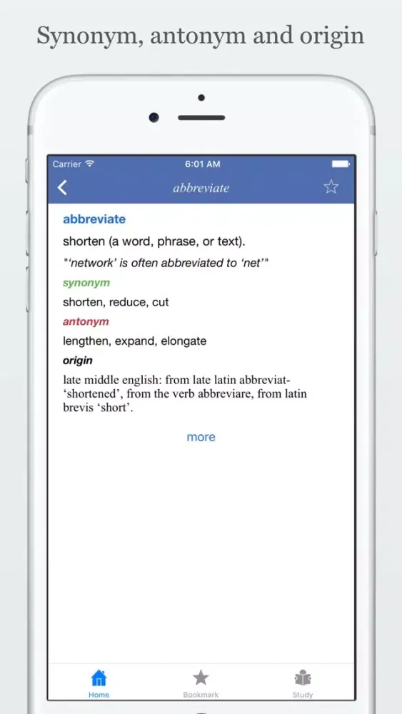 Ảnh chụp màn hình của Word list for GMAT - quiz, flashcard and match game