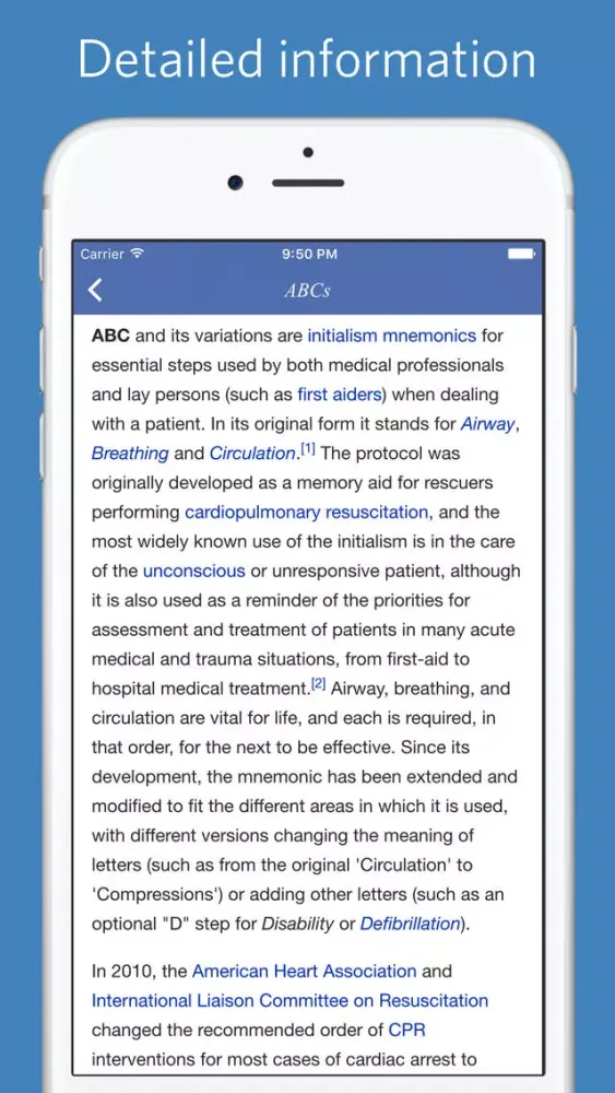 Capturas de pantalla de Medical Abbreviations - quiz, flashcard and match game