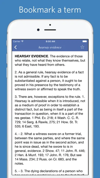 Ảnh chụp màn hình của Law Dictionary - Bouvier