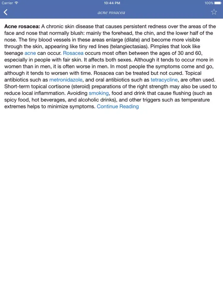 Medical dictionary - Advanced iPad  スクリーンショット