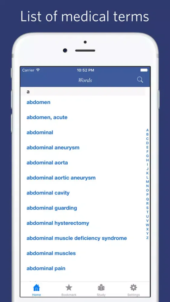 Medical dictionary - Advanced スクリーンショット