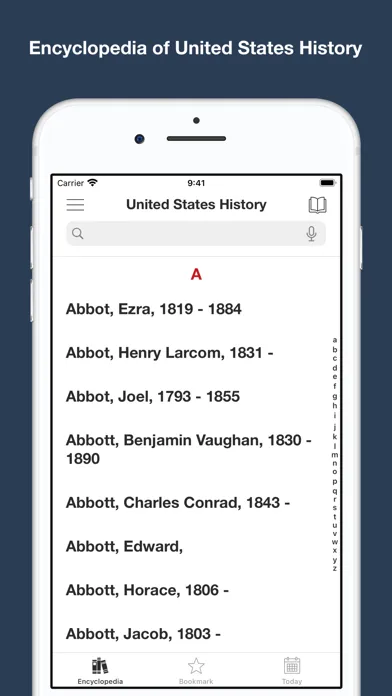 US History Encyclopedia سکرین شاٹس