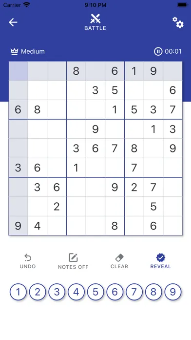 Captures d'écran de Sudoku Frenzy - Multiplayer