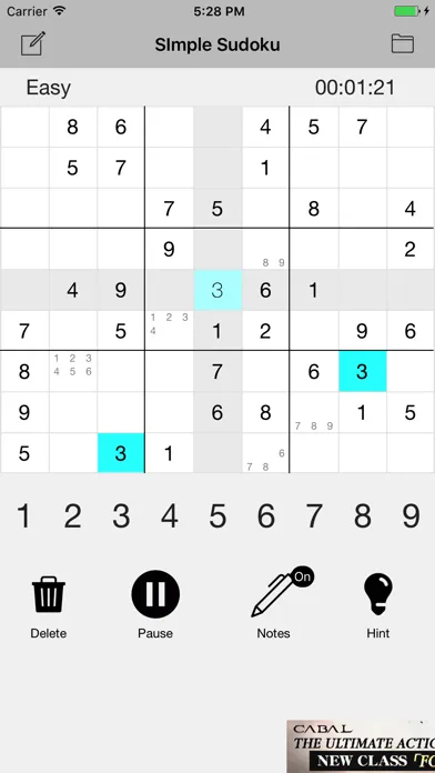 Sudoku - Classic Logic Puzzle سکرین شاٹس