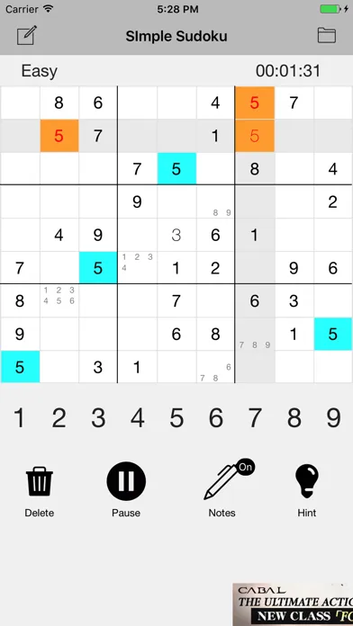 Sudoku - Classic Logic Puzzle سکرین شاٹس