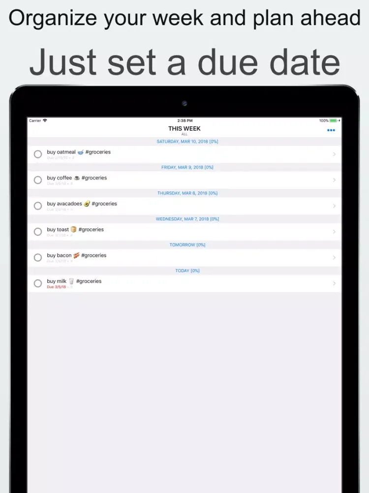 Daily Vibes + Organize Plan Do iPad  স্ক্রিনশট