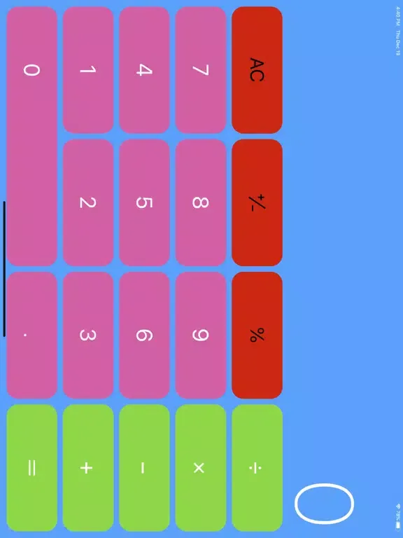 Tangkapan skrin Custom Calculator - make it! iPad 