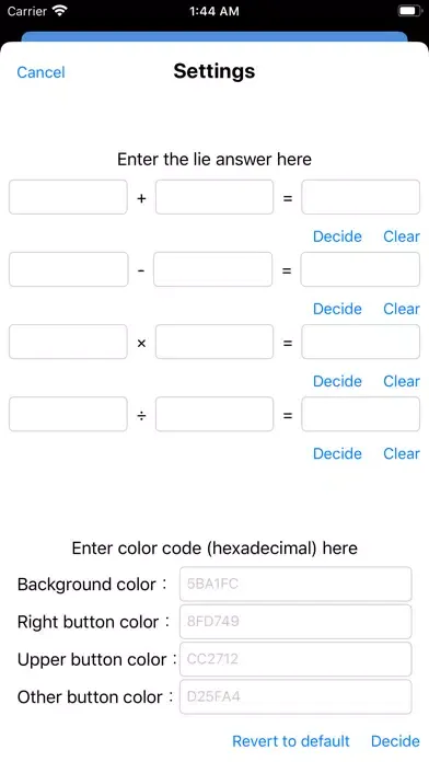 Tangkapan skrin Custom Calculator - make it!