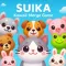 Suika Kawaii Cat Merge game