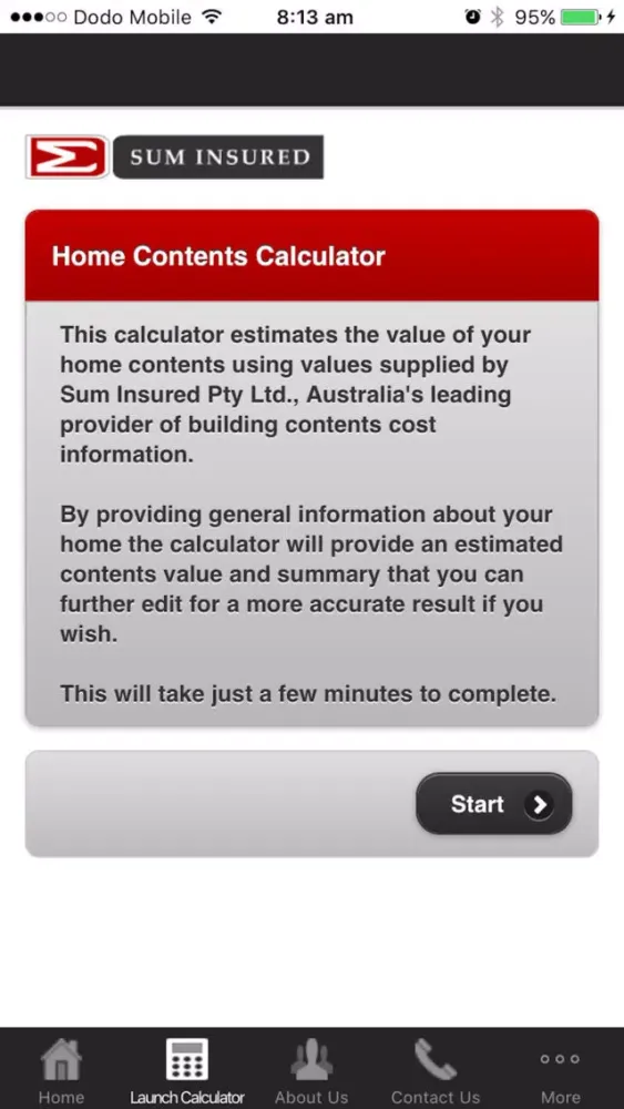 Contents Net App Screenshots