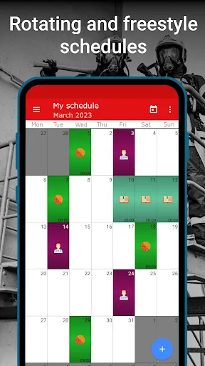 Capturas de pantalla de WorkOrg: Shift Schedule