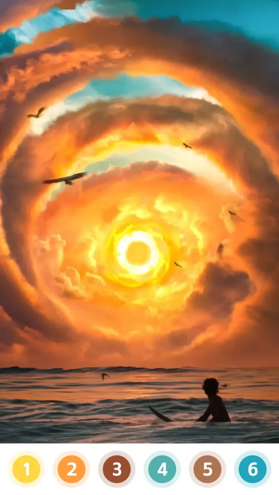 صور Sun & Moon Color by Number