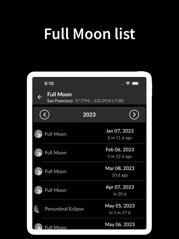 صور Sun Moon - Lunar Calendar iPad 