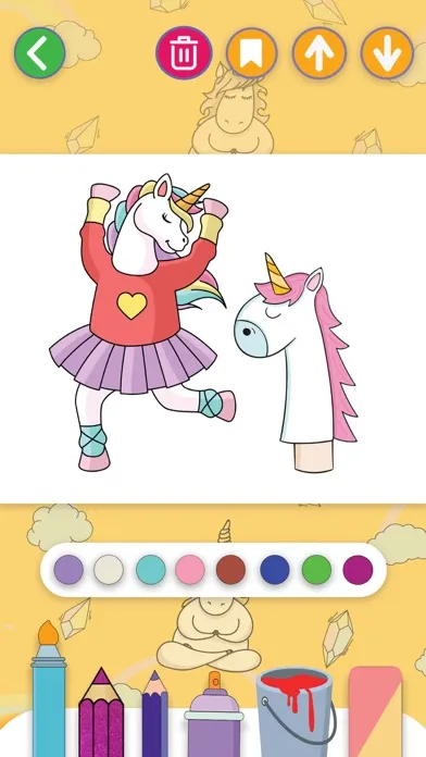 Unicorn Coloring Book Glitter Screenshots