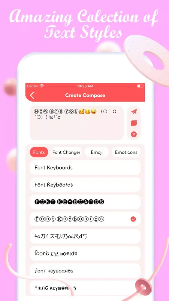 Paste Keyboard: Auto Copy Font应用截图