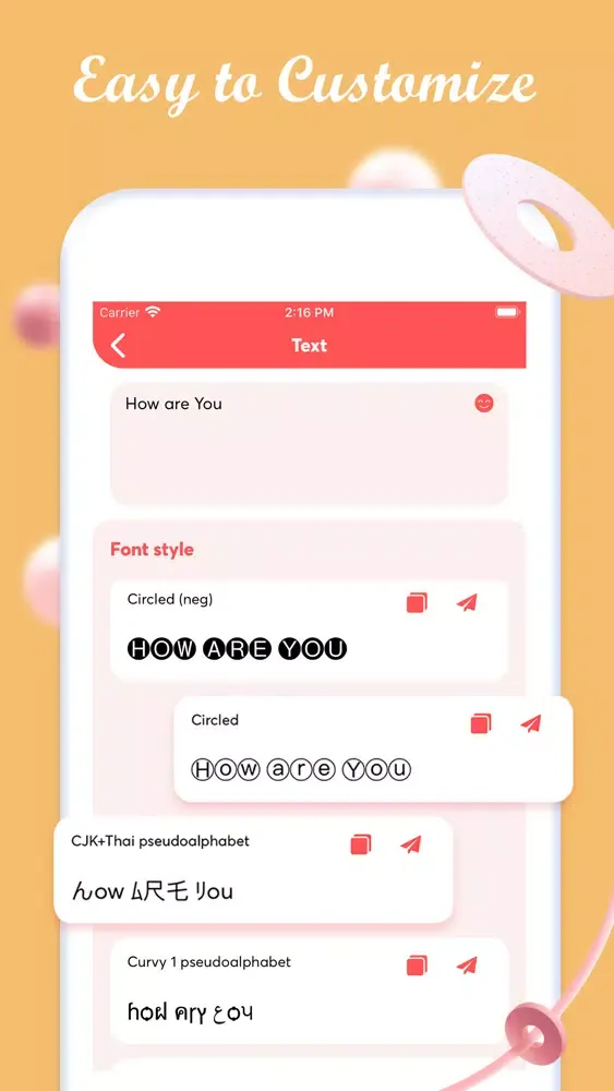 Paste Keyboard: Auto Copy Font应用截图
